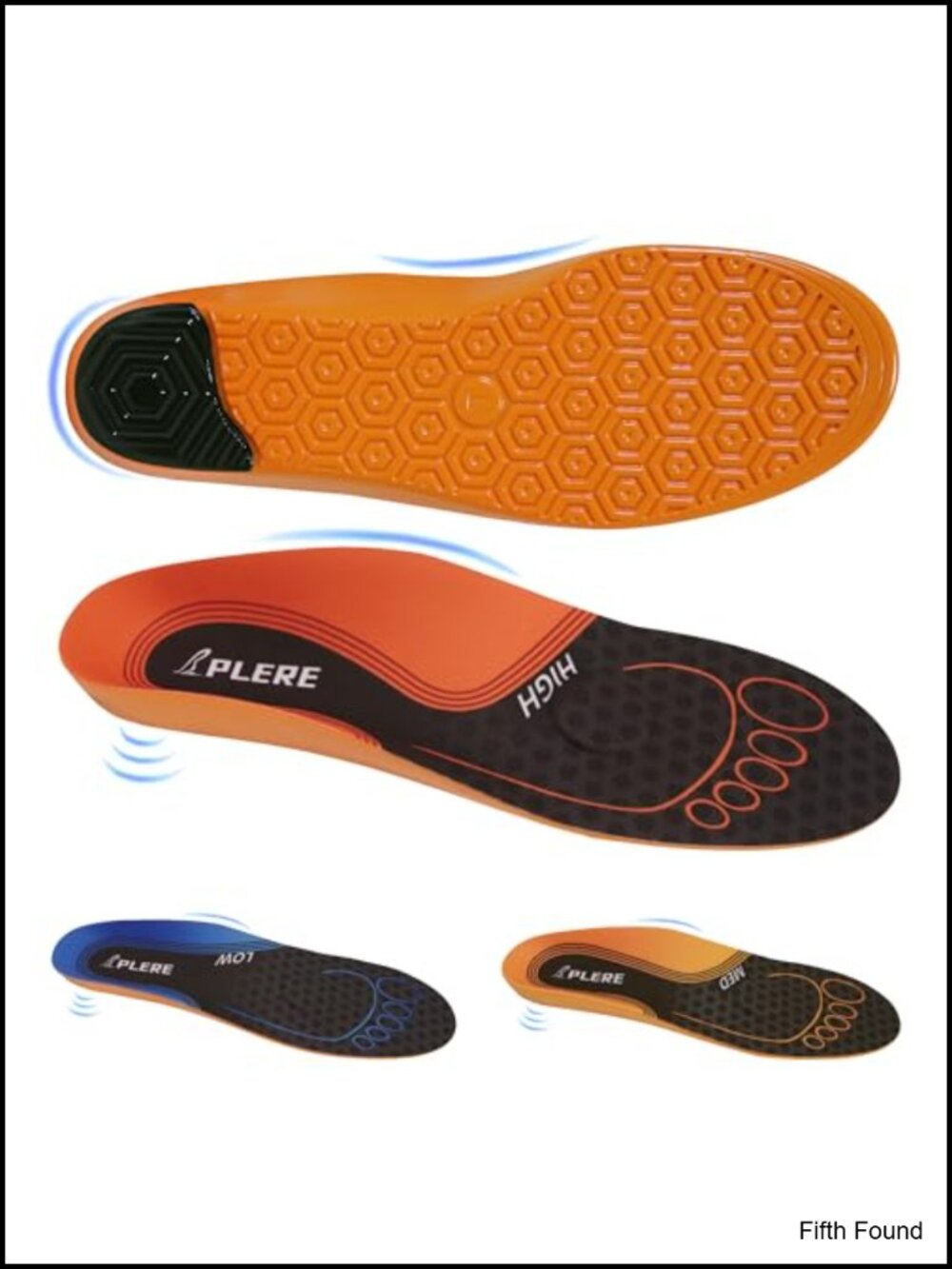 Arch Support Insoles Plantar Fasciitis Relief All-Day Standing Shoe Insert